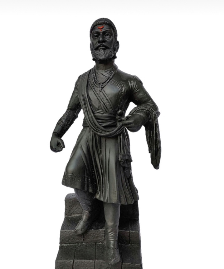 Picture of Shree Chhatrapati Shivaji Maharaj - Standing Statue | Size - 1 Foot